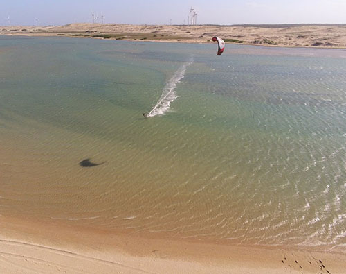 kitesurf spot in Brazil